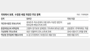 유보소득-가상화폐 과세 등 정부 증세안, 국회서 잇단 제동
