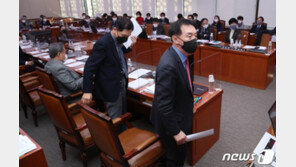 ‘대북전단금지법’ 통과…野 퇴장 “김여정에 상납한 법”