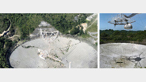 ‘57년간 외계인 추적’ 아레시보 망원경 무너져