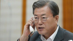 마크롱 “韓 치료제 큰 진전”…文 “프랑스와의 개발협력 기대”