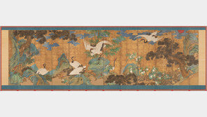 16개월 복원작업 병풍 ‘해학반도도’ 한달간 국내 전시