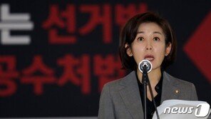 나경원 “文정권 비판하면 감옥, 친문 줄 대면 마음대로…공수처 앞날”