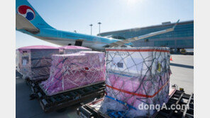 대한항공, 국내 최초 코로나19 백신 원료 수송… 드라이아이스 활용해 극저온 상태 유지