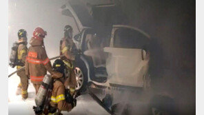 테슬라 화재 사망사고…“車 제어 안됐다, 뒷문 안 열려 구조 못해”