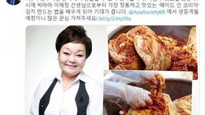해리스 美대사 “한국, 김치 종주국” 트윗…中 겨냥했나