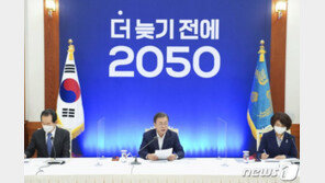 문대통령, ‘2050 탄소중립 비전’ 선언…“더 늦기 전에 시작하자”