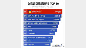 주요 18개 산업 월 임금 1위 ‘금융 및 보험업’…평균 593만원