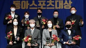 ‘2020 동아스포츠대상’ 참석한 최형우 “선수들이 뽑아준 상이라 더 큰 의미”