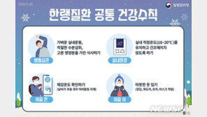 올 겨울 한랭질환 사망자 첫 발생…“한파시 추위 노출 피해야”