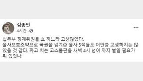 檢 출신 김종민 “짜고치는판 새벽 4시까지…쇼 하느라 고생”