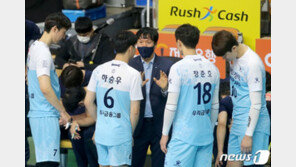 ‘승장’ 신영철 우리카드 감독 “나경복의 복귀로 시스템 안정”