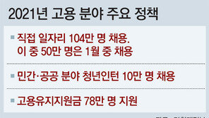 세금으로 일자리 104만개… 1월에만 50만개 창출