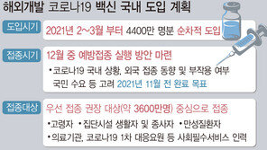 “내년 2~3월 도입 동시…11월전까지 완료”…정부, ‘신속 접종’ 선회