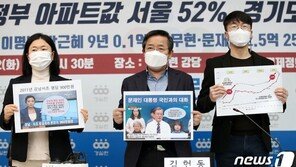 경실련 “2.6억 오른 경기아파트값, 盧·文정부때 2.5억 올랐다”