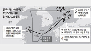 中-러 군용기 19대 KADIZ 무더기 진입