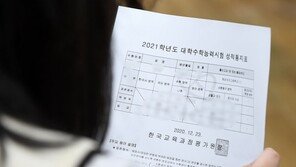 [퇴근길 한 컷]‘내 성적은…’ 성적표 받아든 코로나 수능 세대