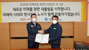 기아차 노사, 2020년 단체교섭 조인식 진행… 완성車 4번째로 임단협 마무리