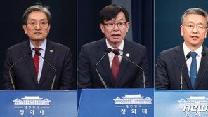 靑, 하루 3차례 인사 발표, 다음주 사표 수리할 듯…강도 높은 인적개편 예고