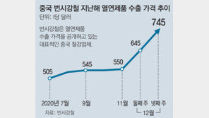 ‘포스트 코로나’ 경기회복 기대감… 철강업계, 연이어 가격 올린다