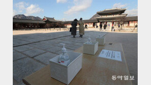 새해 첫날 한산한 고궁… 그래도 “방역수칙은 준수”