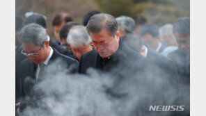 文대통령, 현충원 참배로 새해 업무 시작…“국민 일상 회복”