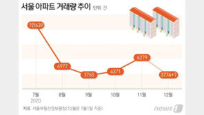 서울 아파트 거래량 ‘꿈틀’ 6000건 넘어…2개월 연속 증가