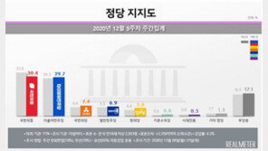 국민의힘 30.4%, 민주당 29.7%…서울, 0.3%p차 초접전 양상