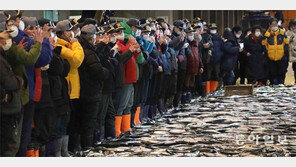 부산공동어시장 새해 첫 경매