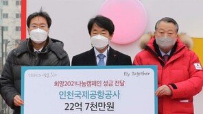 코로나 불황에도… ‘사랑의 온도탑’ 100도 눈앞