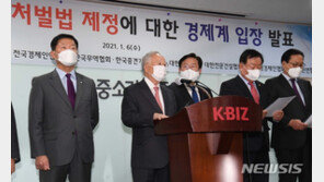 경제단체 “멸망할 지경, 큰 두려움”…중대재해법 합의 與野에 성토