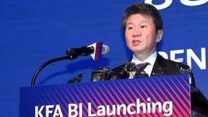 정몽규 회장, 대한축구협회장 3선 성공…2025년 1월까지 임기