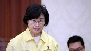 코로나 회의에 ‘노 마스크’ 여가부 장관…“평소에 안쓰나?”