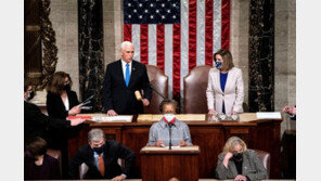 펜스 “폭력은 민주주의를 이길수 없다”… ‘불복’ 맞서 뭉친 美여야