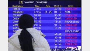 한라산 눈 140㎝·영하 15도…제주 사흘째 한파·폭설·강풍