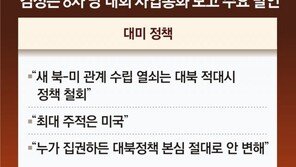 김정은 “남북, 판문점선언 이전으로 돌아가”… 美엔 “강대강” 재천명