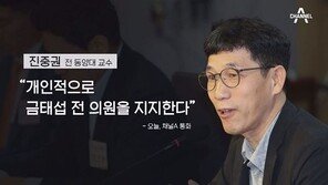 진중권 “서울시장 보궐선거, 금태섭 지지”