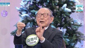 ‘102세’ 김형석 교수 노익장…“철 늦게 들어 젊어보여”