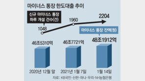 신용대출 2주새 2조… 은행들 다시 옥죄기