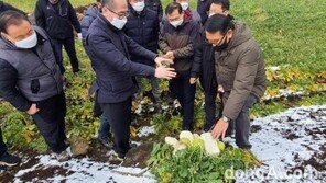 유찬형 농협중앙회, 제주지역 폭설·한파피해 점검