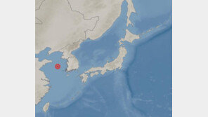 중국 칭다오 해역 규모 4.6 지진…한국서도 “진동 감지”