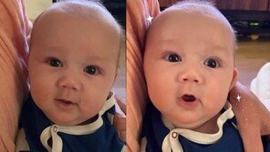 사유리 아들, 생후 2개월 똘망똘망 ‘표정 미남’
