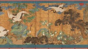 금박 두른 ‘해학반도圖’ 내달 10일까지 전시 연장