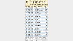 20~40대 젊은 주식부자, 3위 방시혁-2위 이서현…1위는?