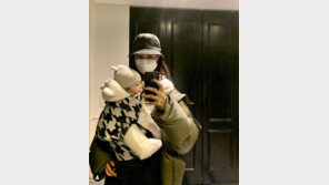 양미라, 아들 안고 시크한 엄마 포스…“독박육아 정신 없네요”