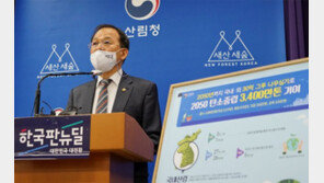 “탄소흡수를 최우선 목표로 우량종자 확보하겠다”