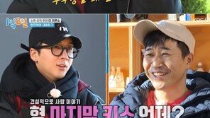 ‘한가인 남편’ 연정훈 “한달전 마지막 키스”…김종민 “누구랑 했나?”