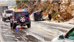 美서부에 우박 폭풍