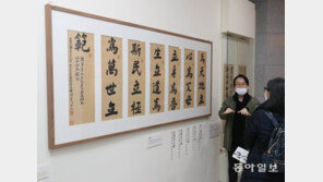 힘이 느껴지는 백범의 필체