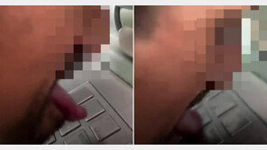 “코로나는 거짓” ATM 버튼 하나하나 혀로 핥은 남성