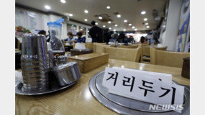 정부 “거리두기·5인모임 금지 조정안 31일 발표”